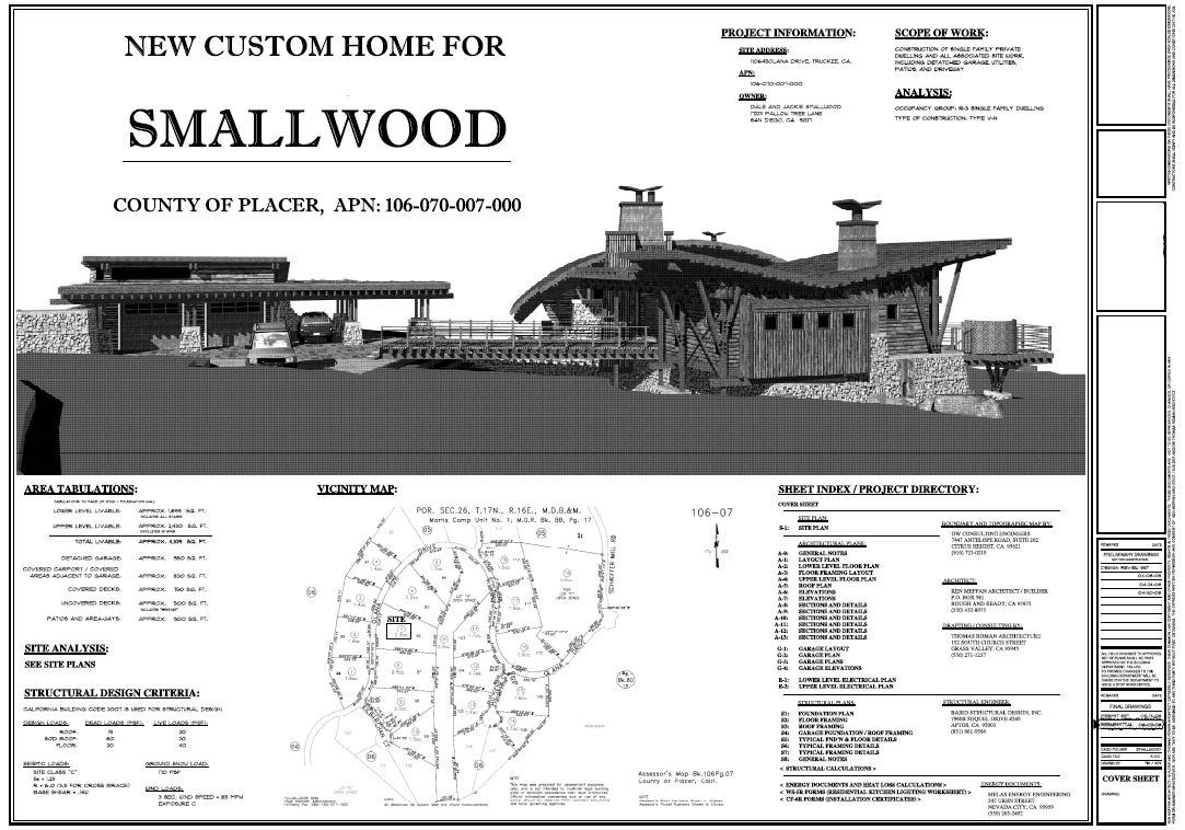 SoftPlan Samples Construction Documents SoftPlan Home Design Software   Smallwood Cover.JPG